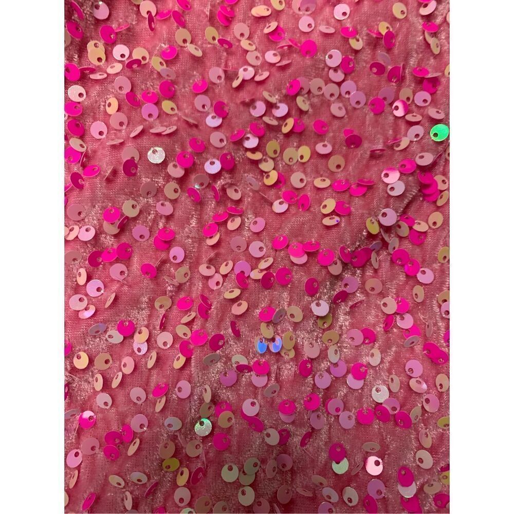Bubblegum Pink Sequin Dress - Picture 7 of 7